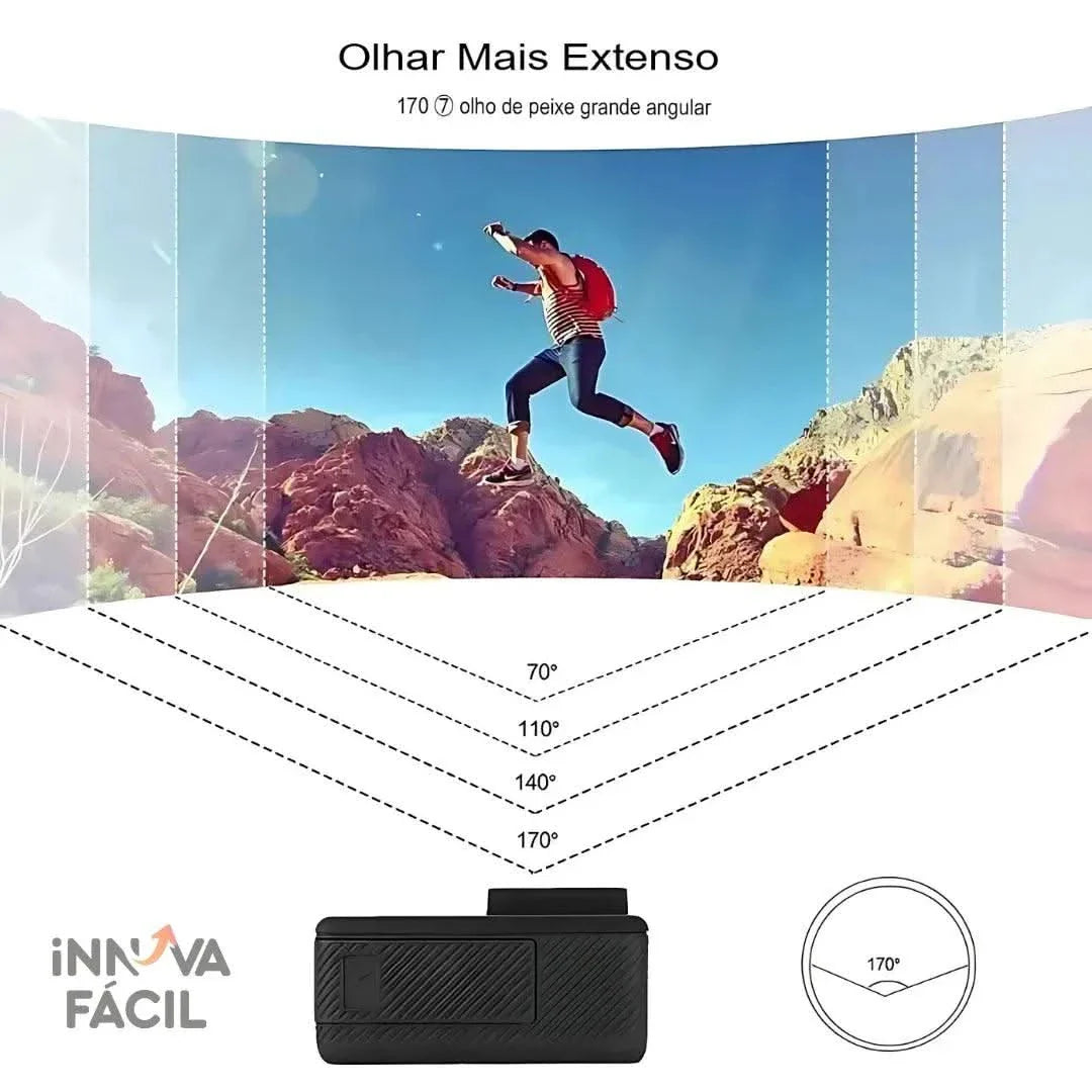 Câmera GoAction 4K para Esportes Radicais | Innova Fácil
