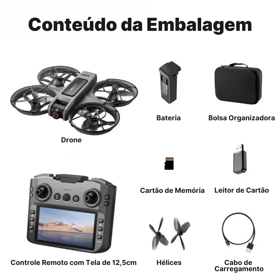 Drone S156 8K Profissional HD com Câmeras Duplas | Innova Fácil