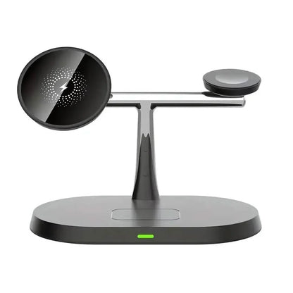 Estação De Carregamento Magnético Rápido 3 Em 1 Para iPhone, Apple Watch E AirPods | Innova Fácil