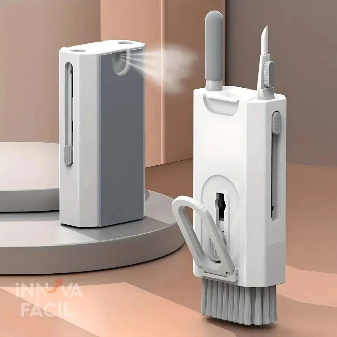 Kit De Limpeza InnovaClean 8 Em 1 – Para Fones, Teclados, Celulares E Mais | Innova Fácil