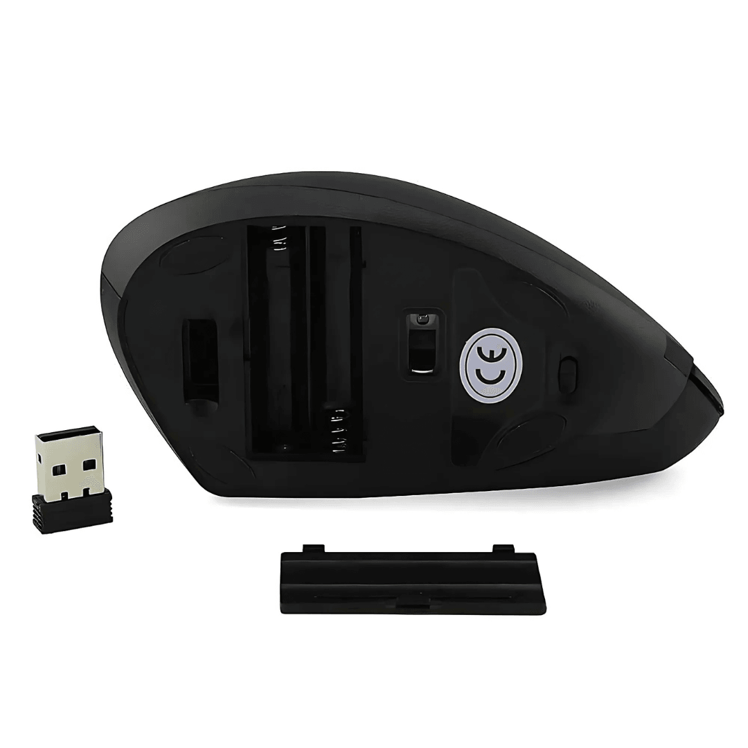 Mouse Ergonômico Sem Fio ErgoWave Pro Com Conexão 2.4GHz e Bluetooth | Innova Fácil
