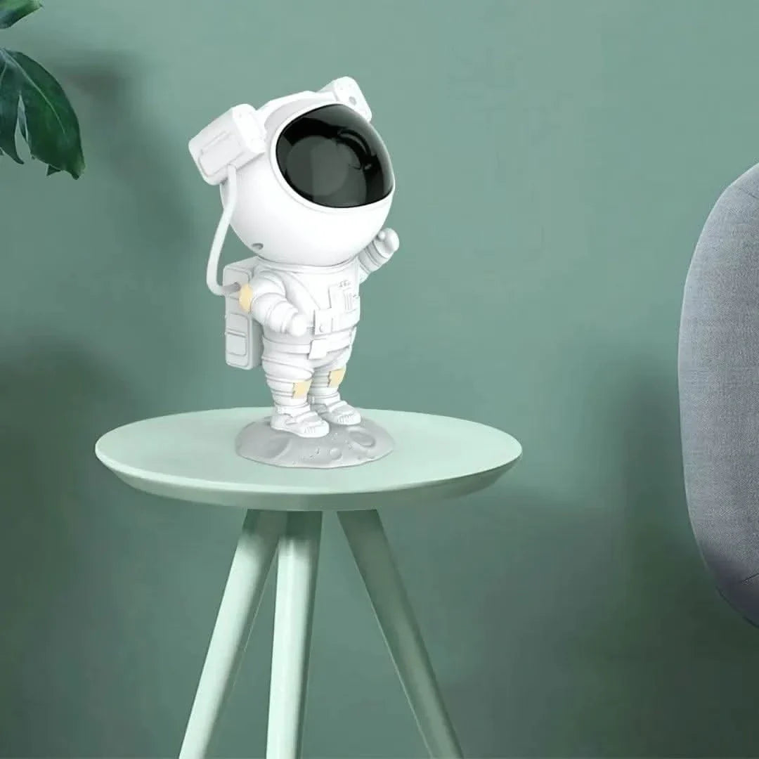 Projetor De Luz Astronauta – Galáxia Brilhante E Atmosfera Incrível | Innova Fácil