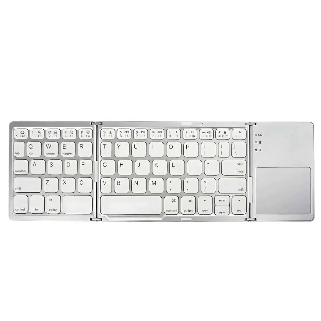 Teclado Dobrável Bluetooth Com Touchpad – Portabilidade E Conforto | Innova Fácil