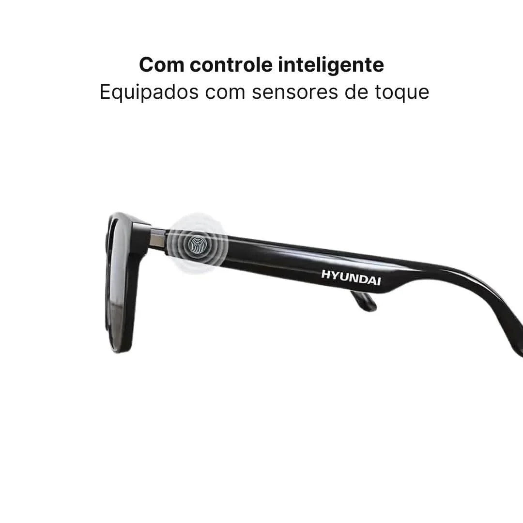 Óculos Tradutores HYUNDAI HY-C8 com Bluetooth e Tradução Instantânea | Innova Fácil