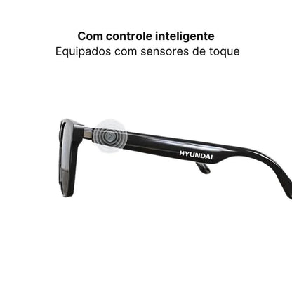 Óculos Tradutores HYUNDAI HY-C8 com Bluetooth e Tradução Instantânea | Innova Fácil