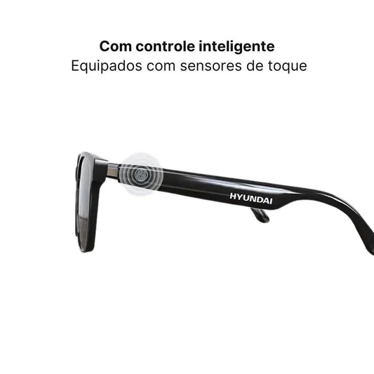 Óculos Tradutores HYUNDAI HY-C8 com Bluetooth e Tradução Instantânea | Innova Fácil